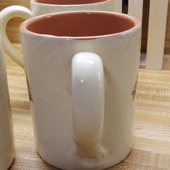 FURIO Home Alpine Mist Made In Italy Christmas Themed 16 oz Mugs x 4 - Picture 5 of 7